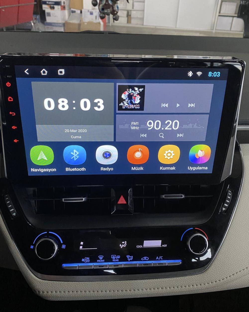 Beta Elektronik - Toyota Corolla 2020 Android 10 Multimedya Ekran