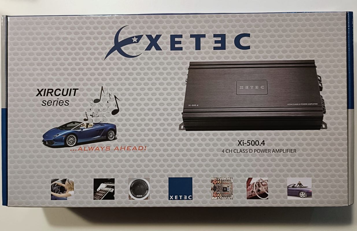 Beta Elektronik - XETEC Xİ-500.4 4 KANAL AMPLİFİKATÖR